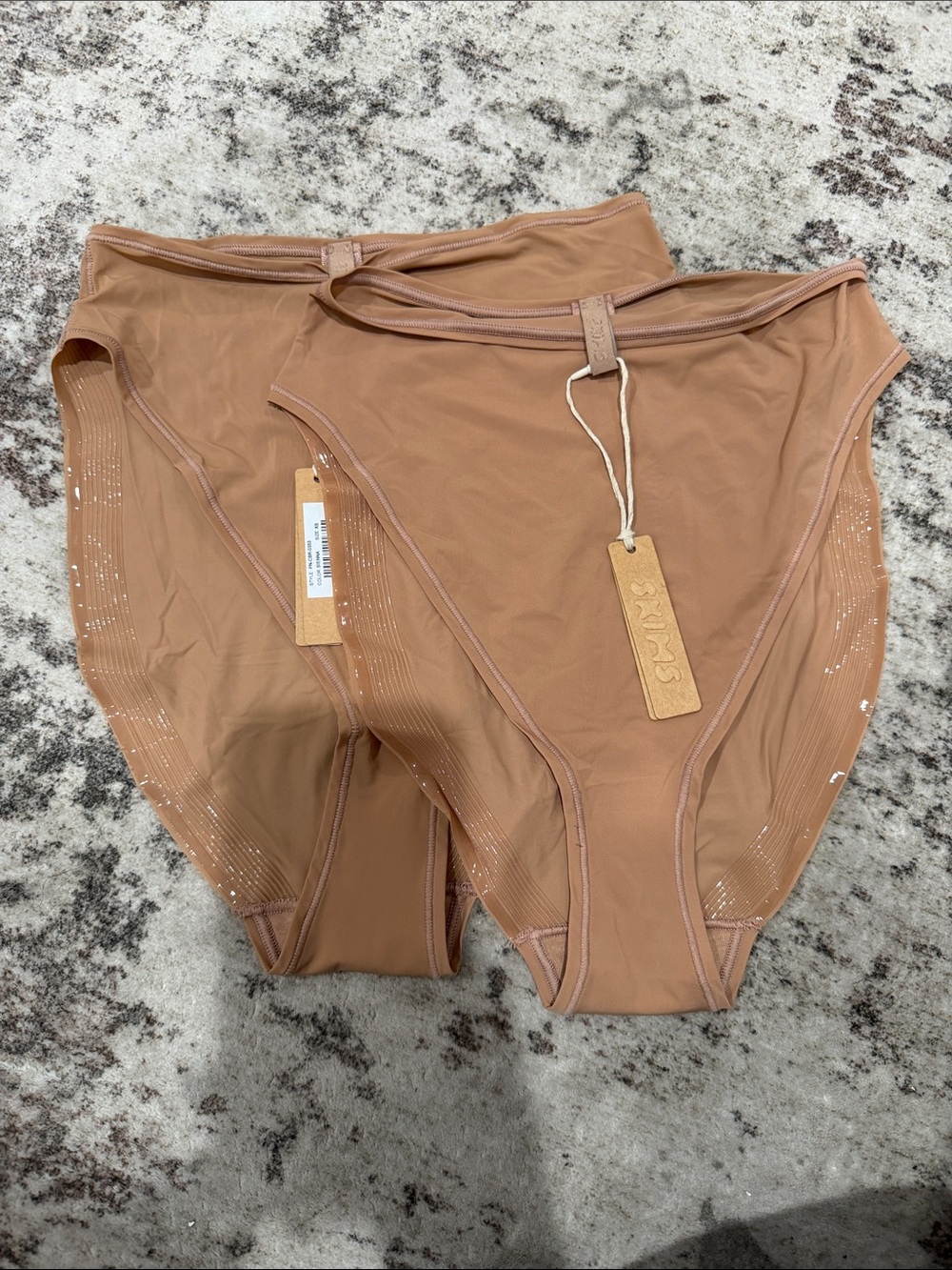 SKIMS Bundle of two Sculpting High-Waist Brief Panties in Sienna